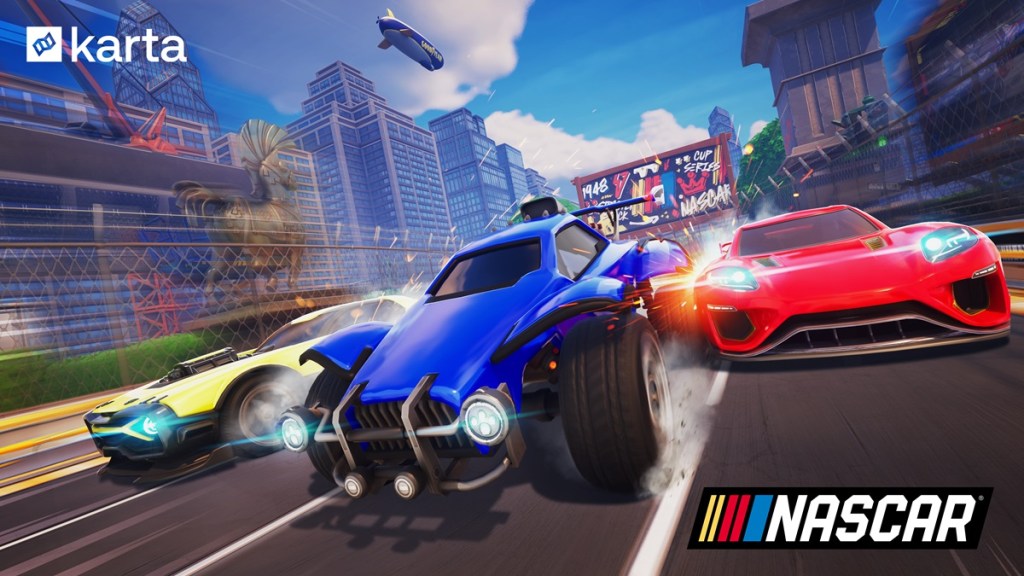 NASCAR brings its familiar roadways to Fortnite's Rocket Racing