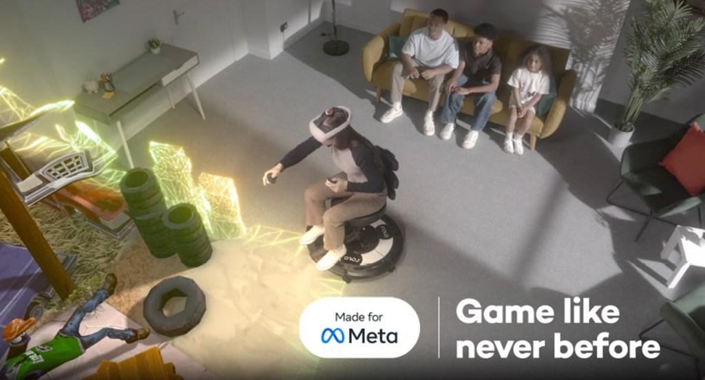 Roto debuts 'Made for Meta' VR gaming chair