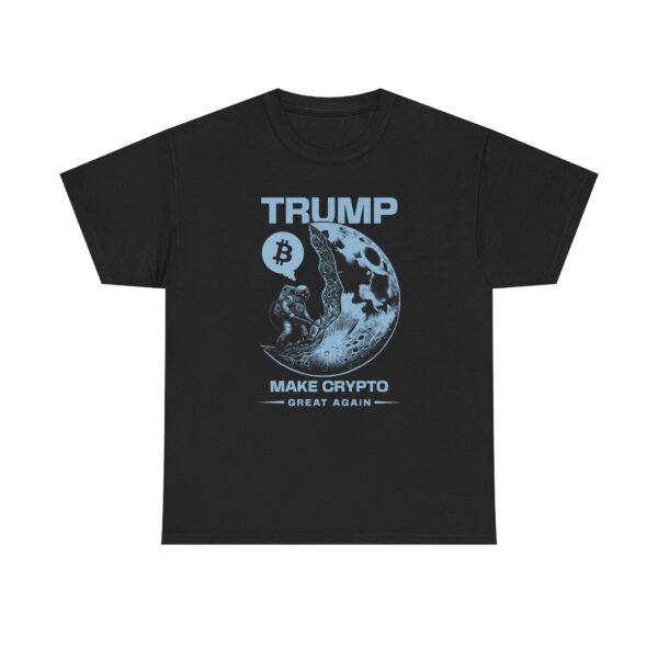 Crypto-Themed Unisex Heavy Cotton Tee - "Make Crypto Great Again"